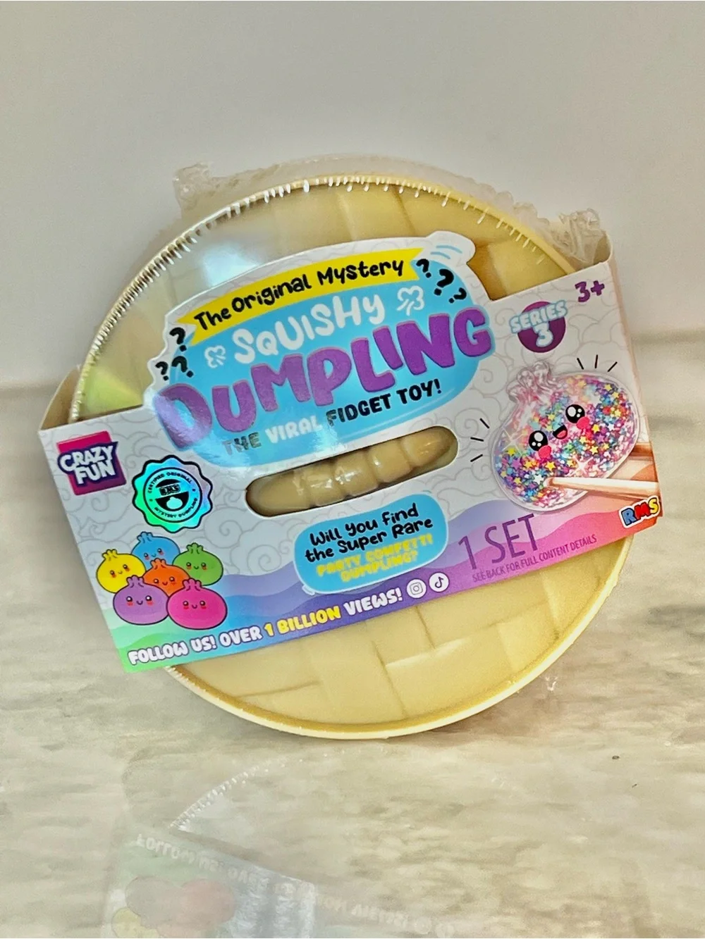 Crazy Fun RMS Squishy Dumpling Party Confetti Edition